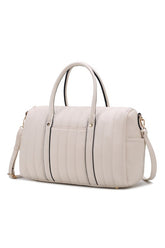 - MFK Collection Luana Quilted Duffle Bag by Mia K - Elevate Your Travel Style | Zarnesh